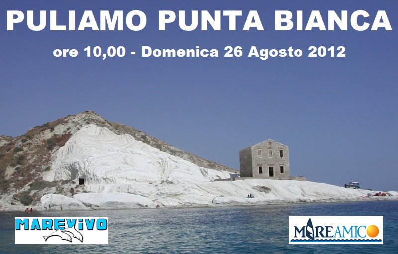 ''Puliamo Punta Bianca'' e' l'iniziativa di Mareamico e Marevivo Agrigento